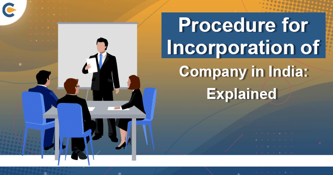 procedure for incorporation of company