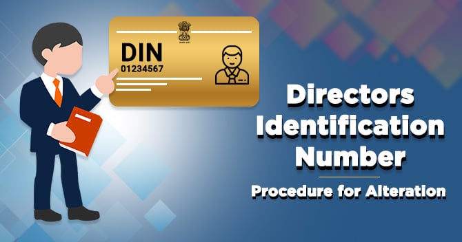 Directors Identification Number: Procedure for Alteration