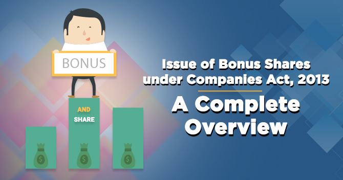 Issue of Bonus Shares under Companies Act, 2013