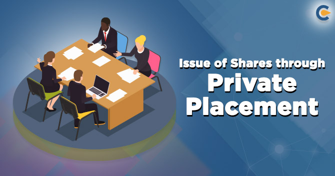 Issue of Shares through Private Placement