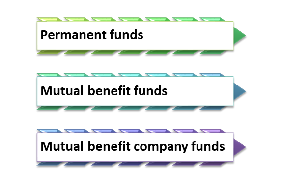 Types of funds in Nidhi Company