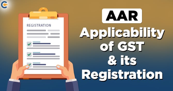 AAR: Applicability of GST & its Registration for Charitable Medical Stores & Security Service