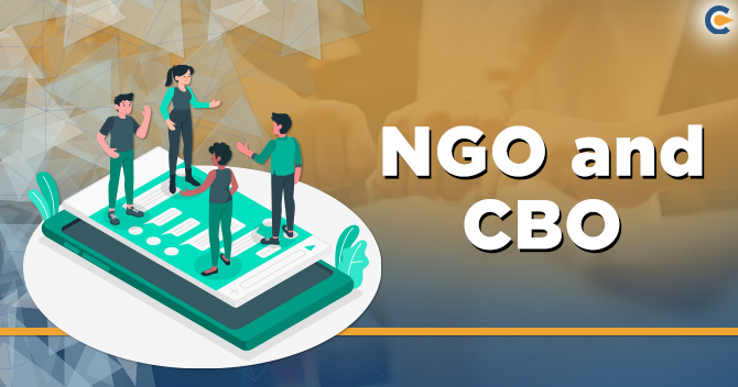 How NGO and CBO differ from each other?