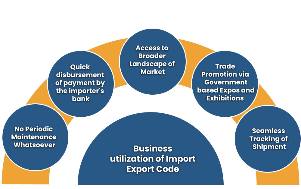 Business utilization of Import Export Code