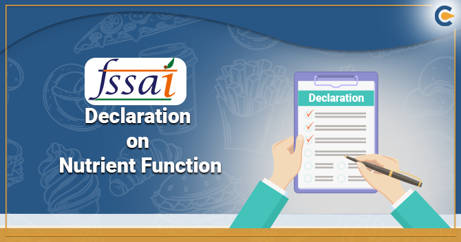 FSSAI Declaration on Nutrient Function