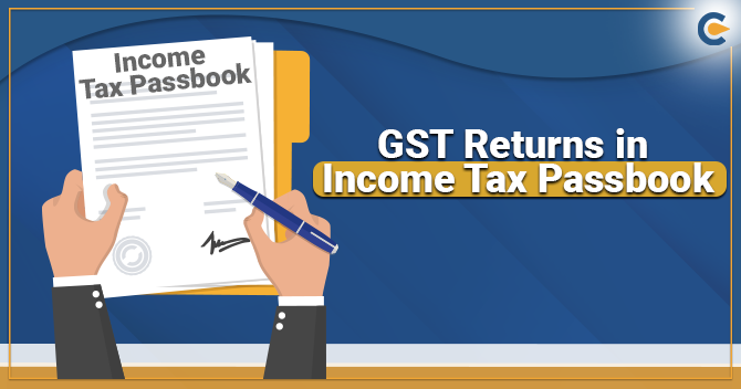 GST Returns in Income Tax Passbook
