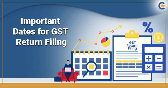 Important Dates for GST Return Filing