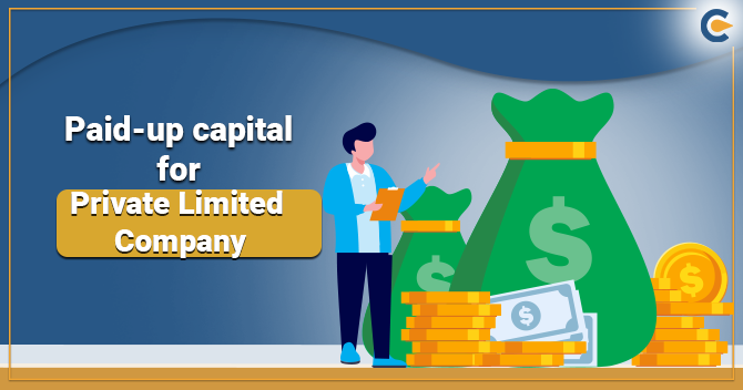 Paid-up capital for Private Limited Company