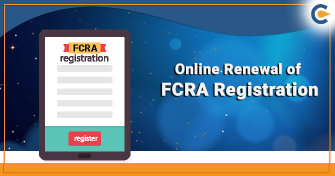 Online Renewal of FCRA Registration
