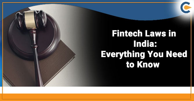 Fintech Laws in India