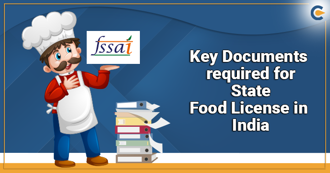 Key Documents required for State Food License in India