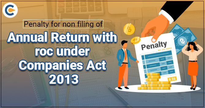 Penalty for Non Filing of Annual Return with Roc under Companies Act 2013