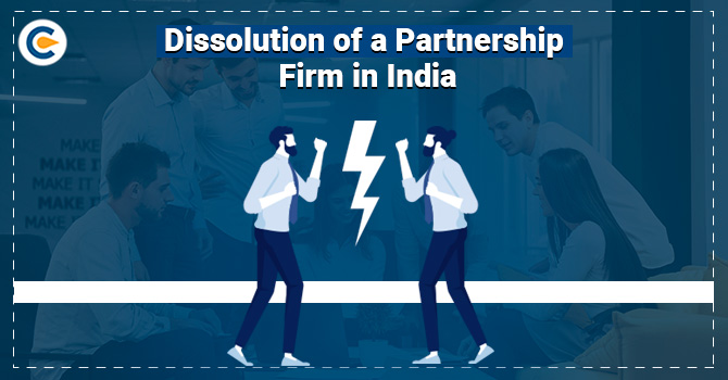 Dissolution of a Partnership Firm