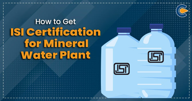 ISI Certification for Mineral Water Plant