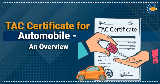 TAC Certificate for Automobile