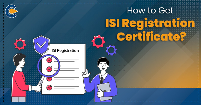 ISI Registration Certificate