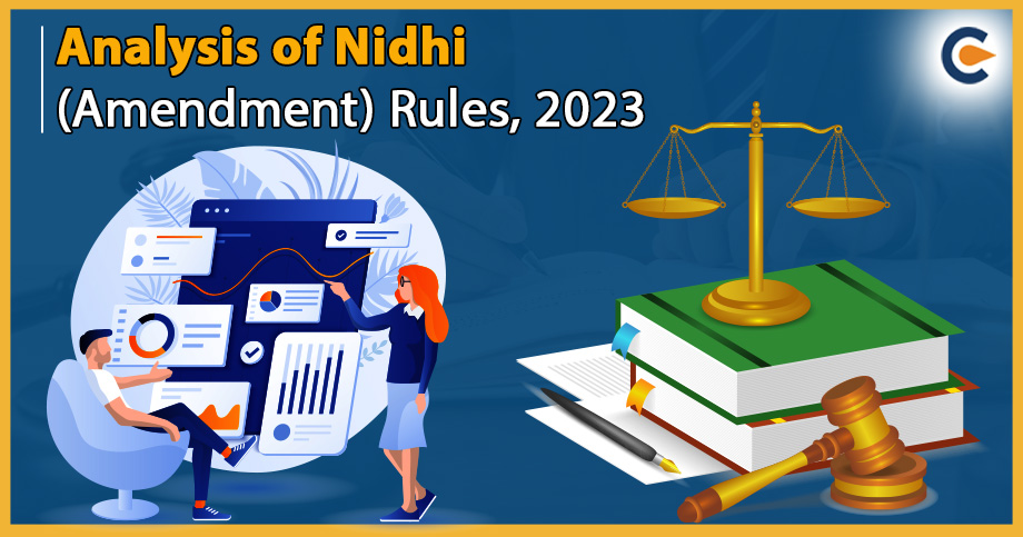 Analysis of Nidhi (Amendment) Rules, 2023