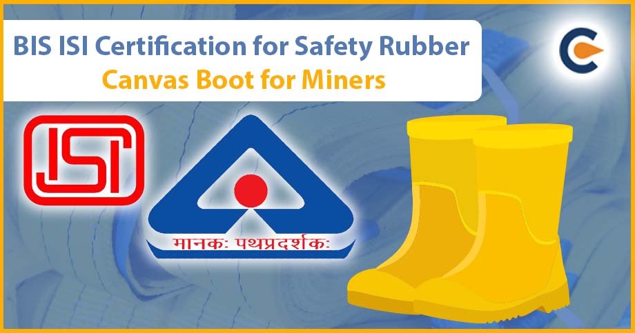 BIS ISI Certification for Safety Rubber Canvas Boot for Miners