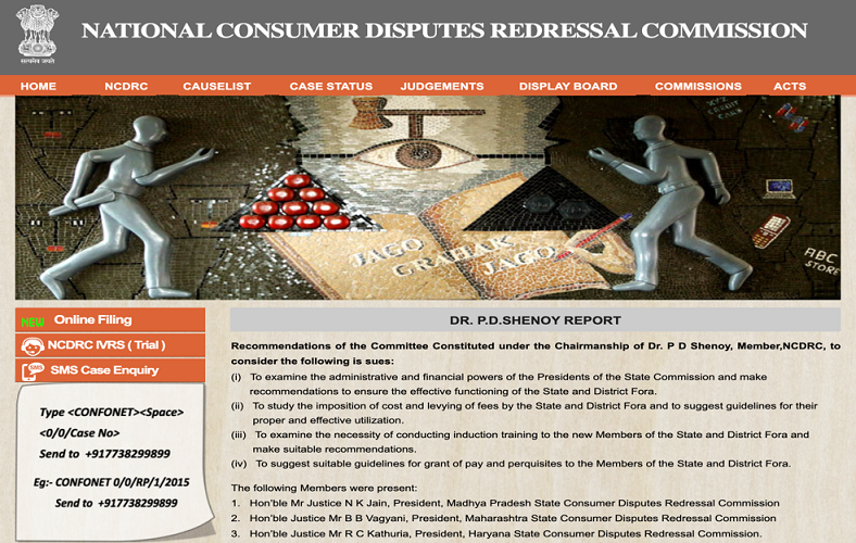 •	File a Case in Consumer Commission E-Filing