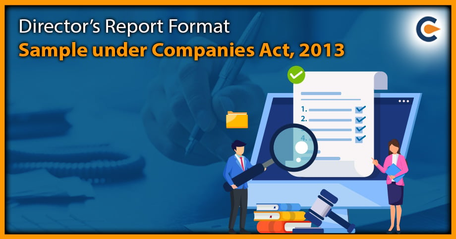 Director’s Report Format Sample under Companies Act, 2013