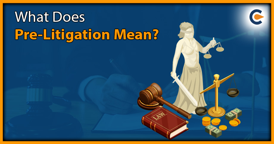 What Does Pre-Litigation Mean?